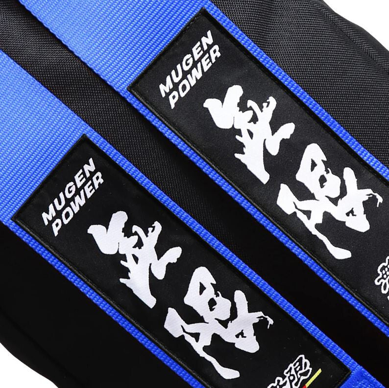 Bridal Gradient Fabric Backpack with Adjustable Shoulder Straps, Muggan Blue, Suitable for Honda