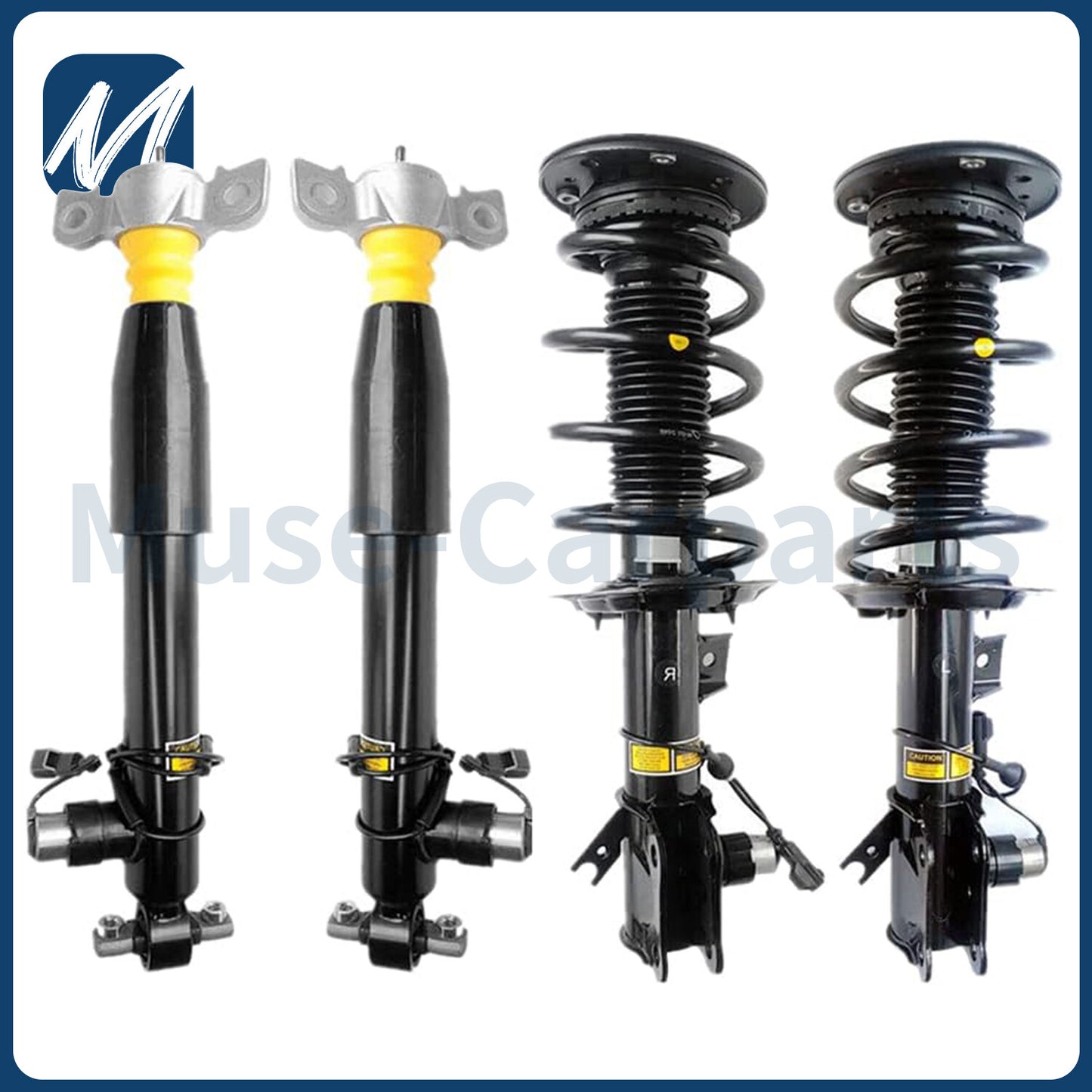 Pair Front Shock Struts Assembly Real Time Damping Fit for Buick Regal GS 2012-2017