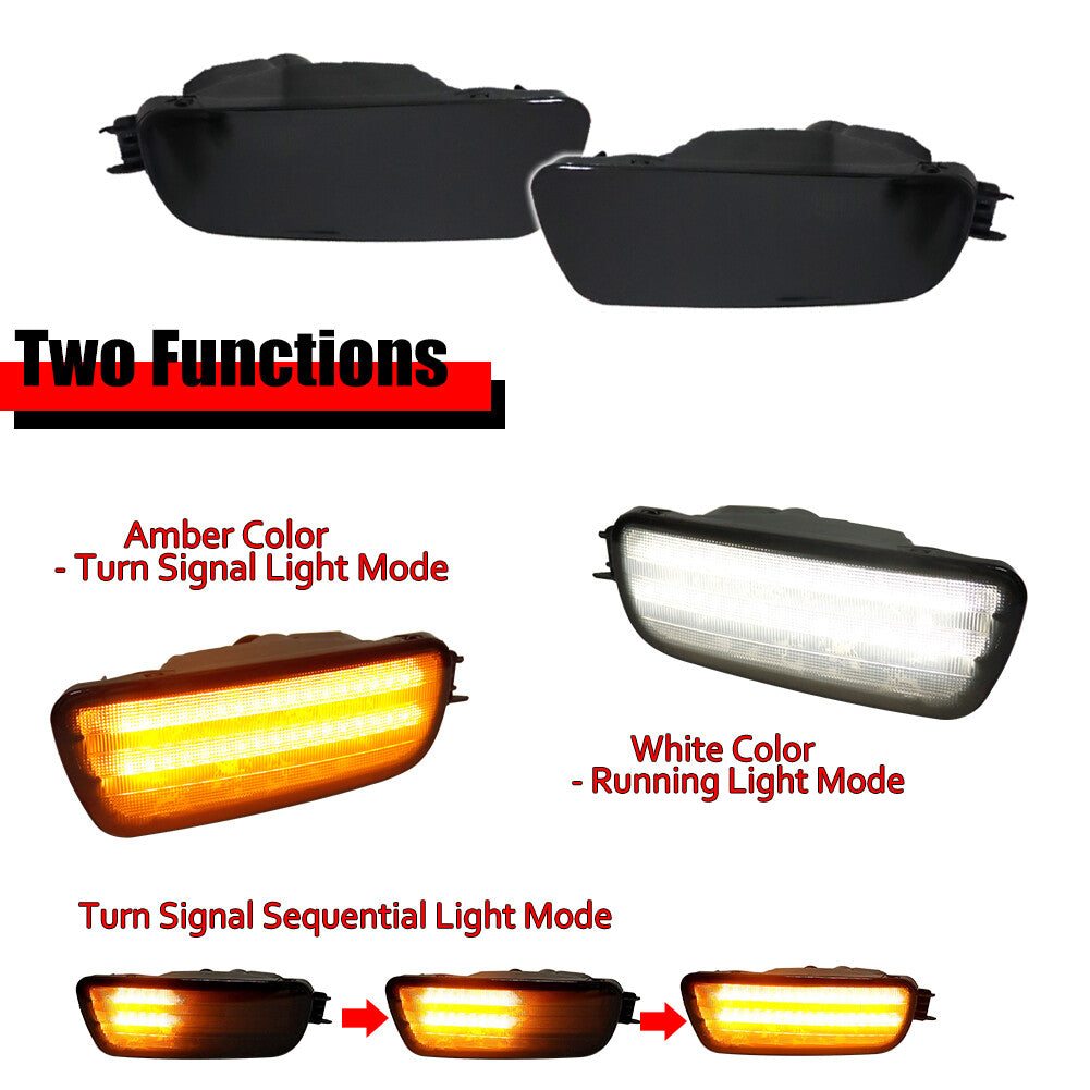 Applicable to for Toyota Tacoma smoked front switch LED signal position light (01 02 03 04)