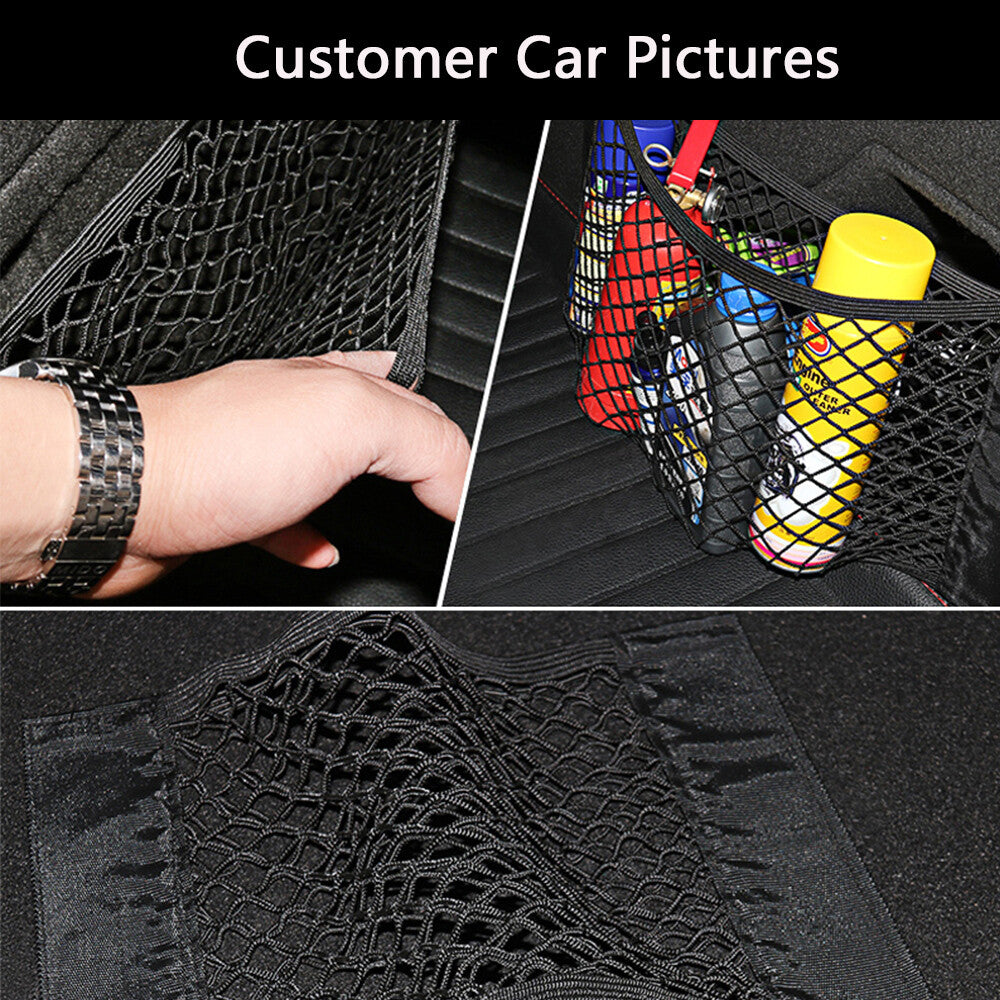 Elastic for Seat String Storage Bag Back Rear Trunk Net Meshing Pocket Cage 5025cm