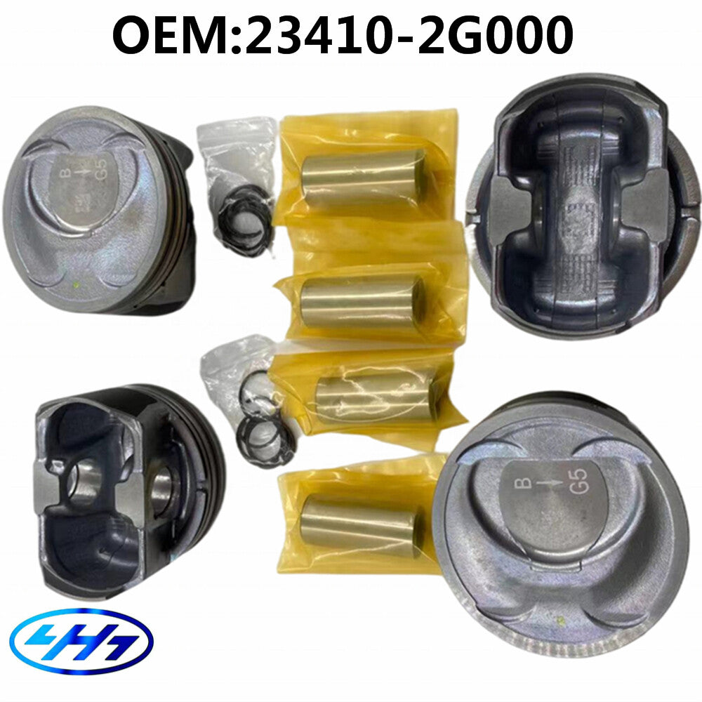 G4KD 2.0L Engine STD Piston Ring Kit for Hyundai for Kia New Pistons 23410-2G000