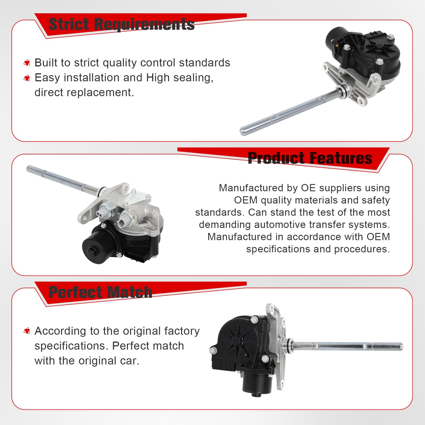 for Toyota Tundra Tacoma 4Runner 4WD 4x4 Transfer Case Shift Actuator Motor