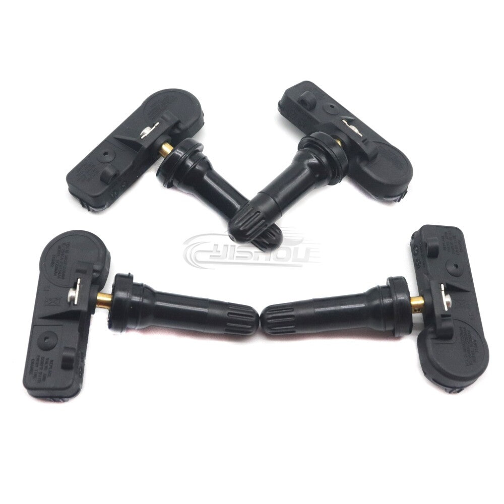 Four GL3T-1A180-GA TPMS tire pressure sensors suitable for 2018-2019 for Ford F-150 EXT and for Lincoln models.