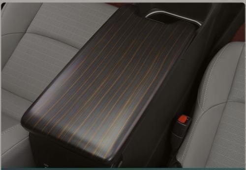 for Toyota BZ4X 23-24 Wood Grain Style Central Console Armrest Box Cover Trim 1X