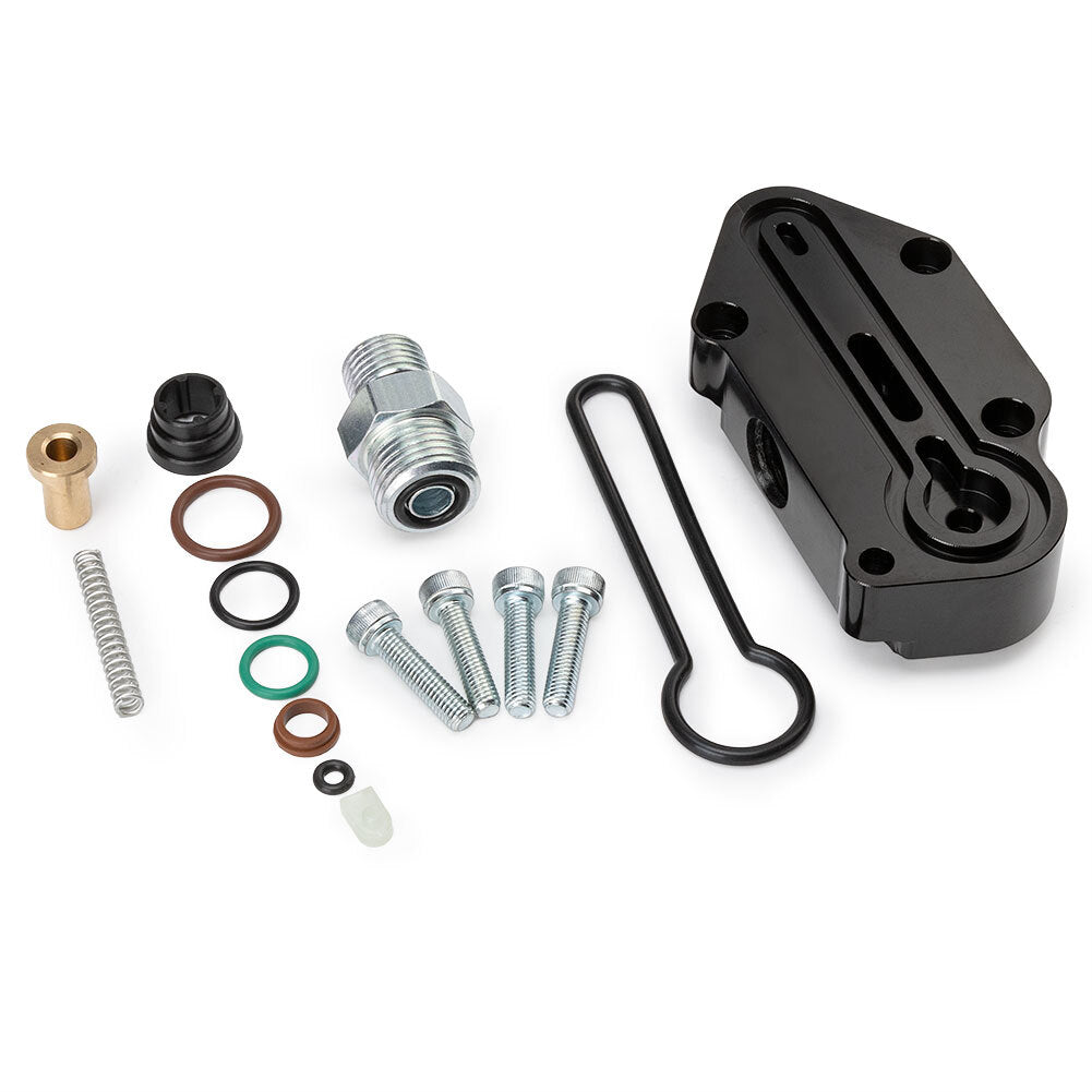 Black Spring Kit with Housing Fuel Regulator for Ford F-550 F-450 F-350 03-2007