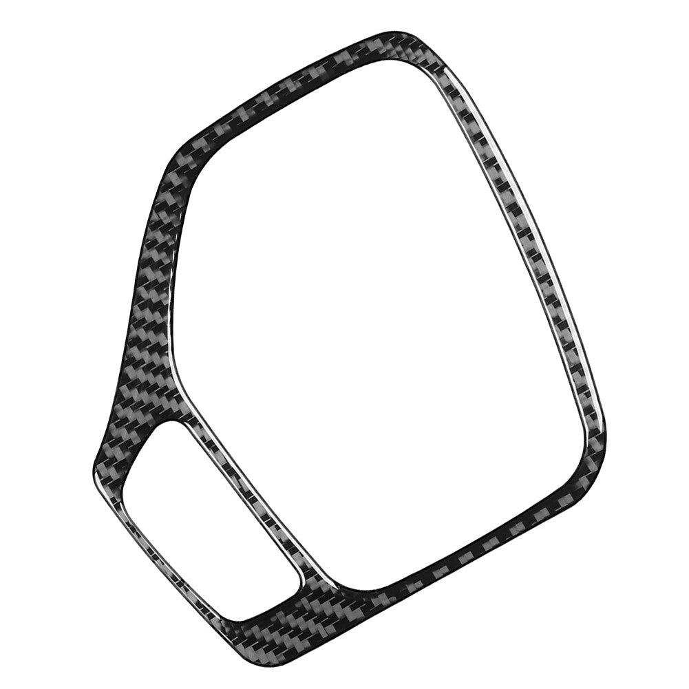 Carbon Fiber Black Gear Shift Panel Cover Trim for Jeep Cherokee 2014-2018