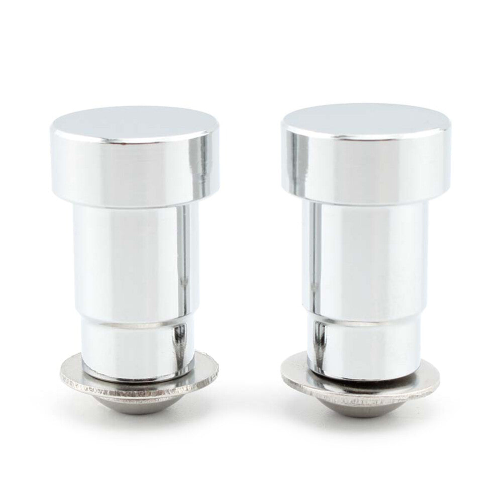 For Thruxton Aluminum Motor Pair CNC Mirror Hole Caps Cover Fit Chrome UK