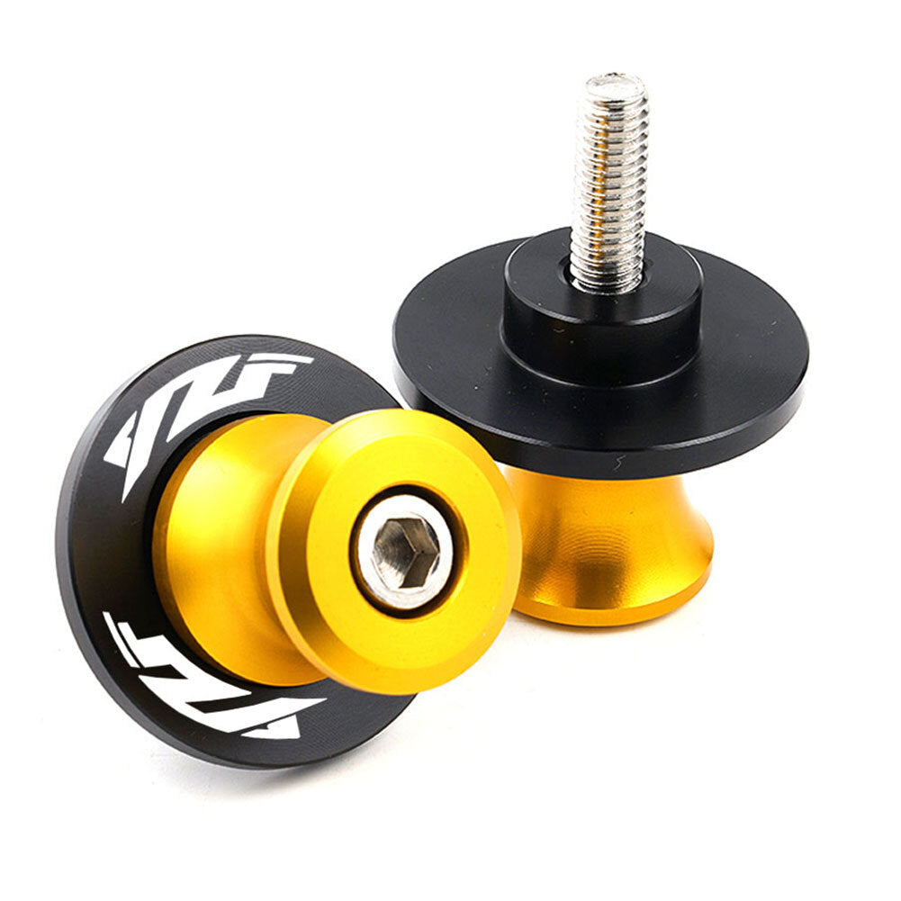 Gold Swingarm Spools Slider Stand ScrewsM6 for Yamaha YZF R1 R3 R6