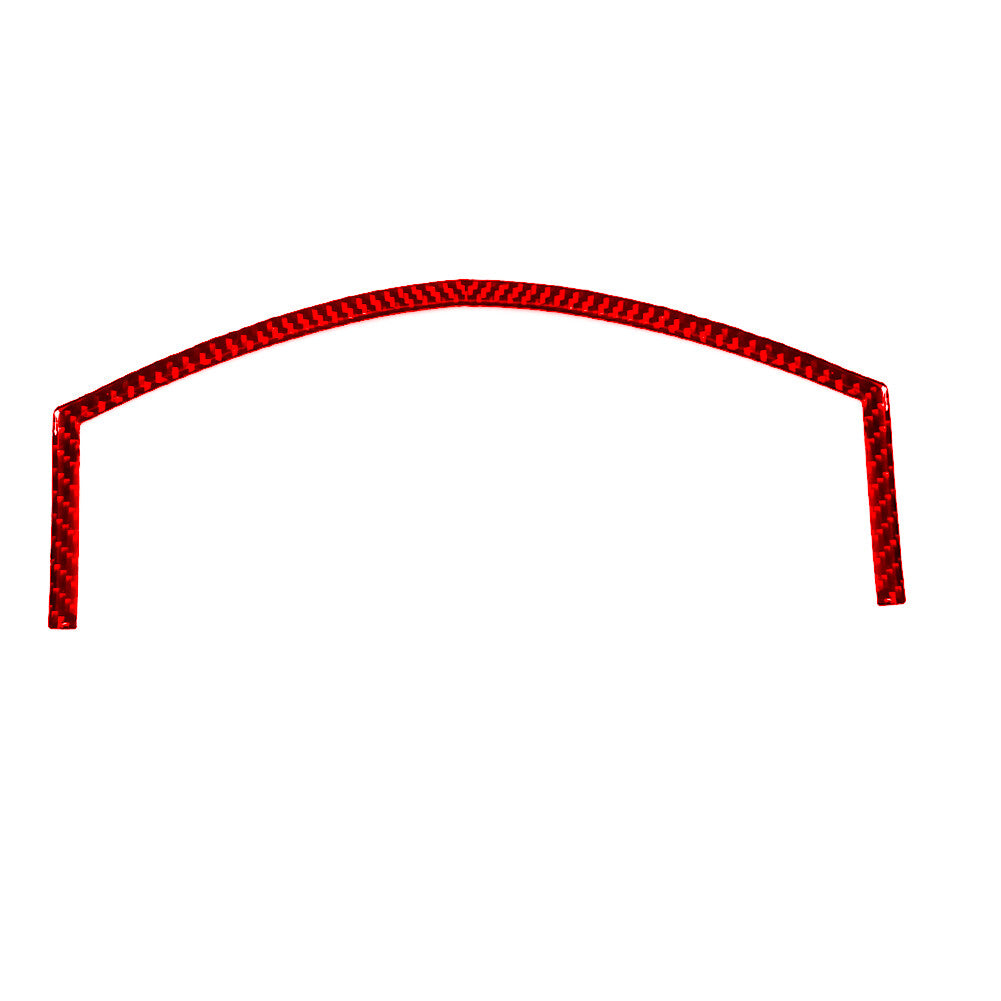Red Carbon Fiber Speedmeter Surround Cover Trim Fit for Chrysler 300 2005-2007