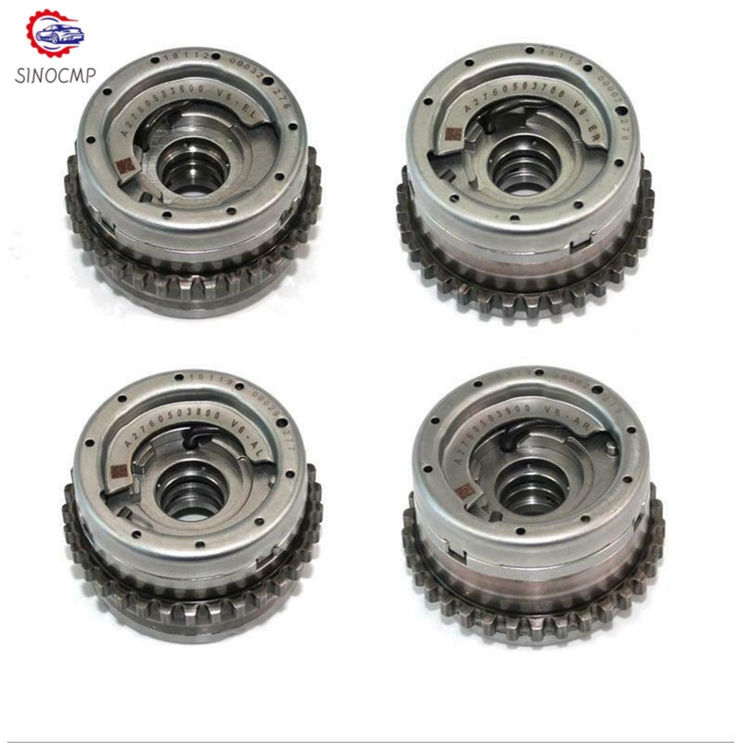 4x Camshaft Adjuster Intake Exhaust 2760502047 2760503900 fits for Mercedes W222