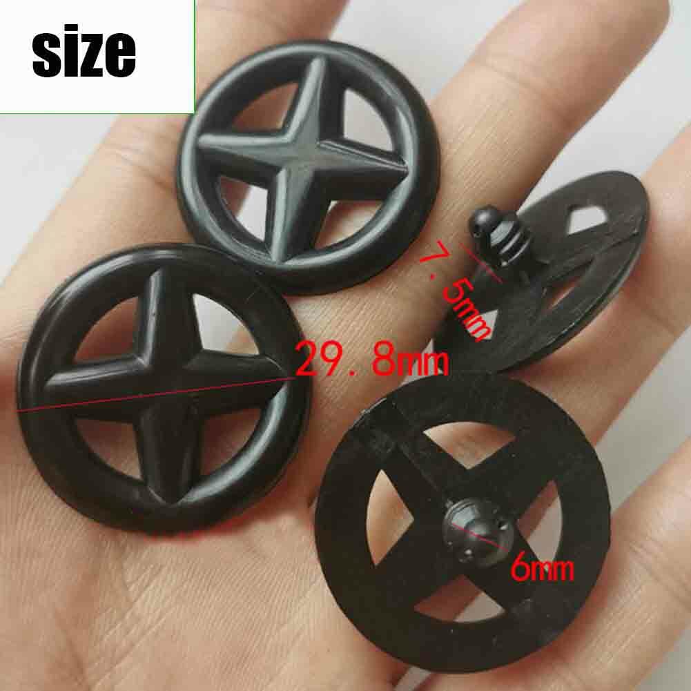 10 Bonnet / Hood Insulation Clips Plastic Fasteners for Nissan Sound Deadening