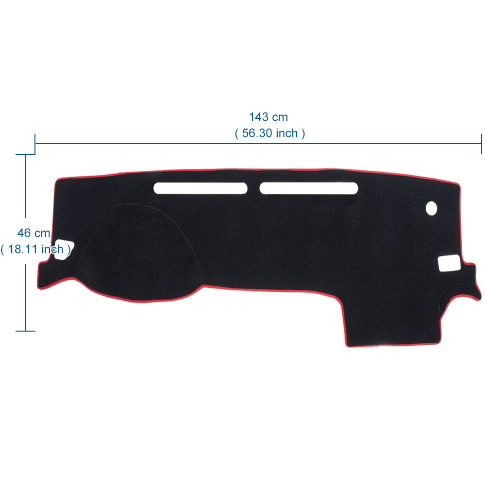 Fit Tacoma 2016-2021 Car Dashboard Dash Mat Non-Slip Sun Cover Pad Mat