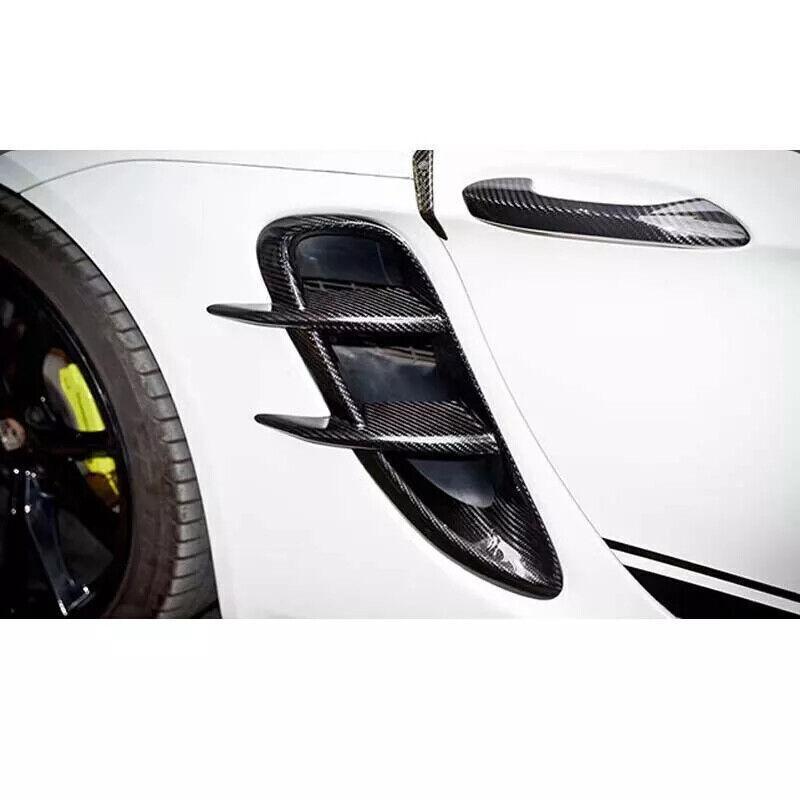 Carbon fiber side vents for Porsche 718 Cayman 982 TAKD