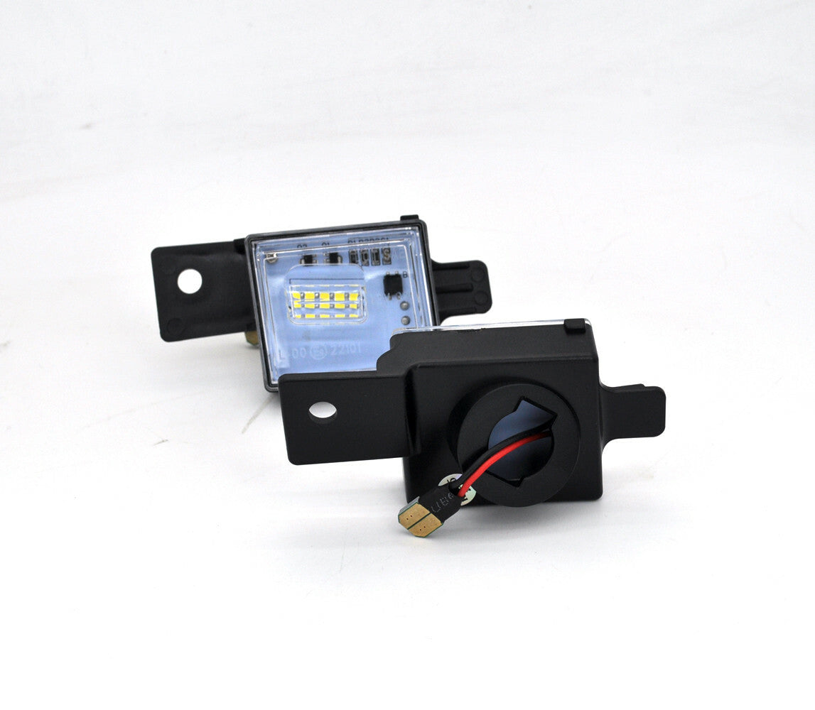2 white 6000k LED License Plate Light Assy For Chevrlet silverado 1500 2014-2018