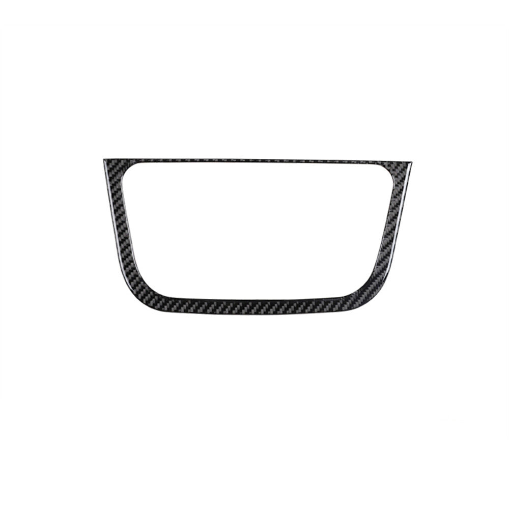 Carbon Fiber Radio Upper Storage Box Frame Trim for Jeep for Wrangler JK 2011-2017