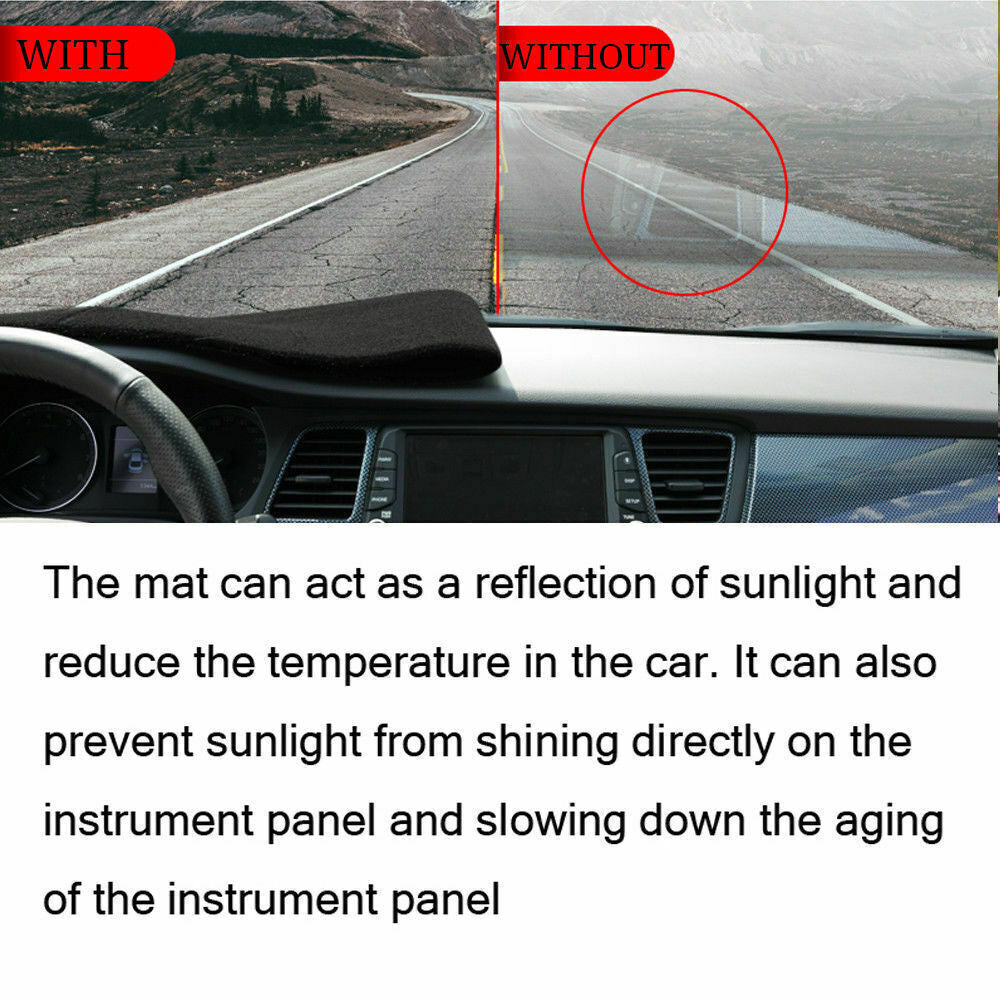 1X Inner Dashboard Dash Mat Non-slip DashMat Sun Shade Pad for Audi Q3 19-2020