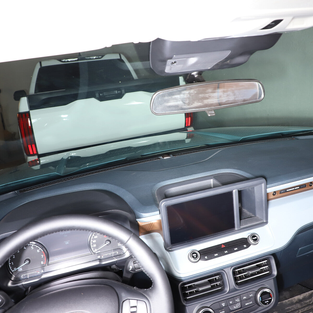 2-Pack Black Dashboard Speaker Mesh Trim Protective Covers for Ford Maverick 2022-23