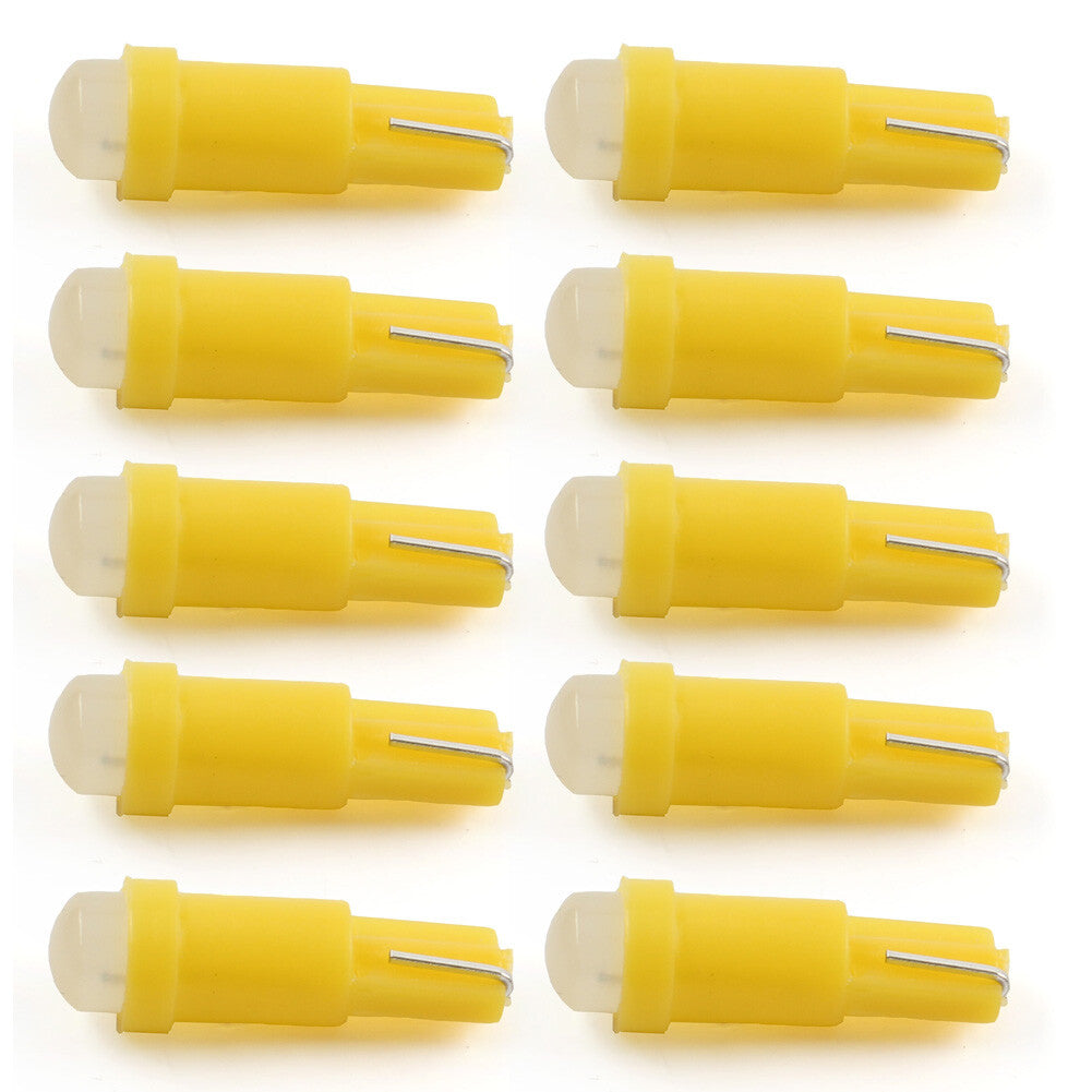 Car Instrument Bulb Yellow Light Indicator T5 1 SMD Light Dashboard Gauge