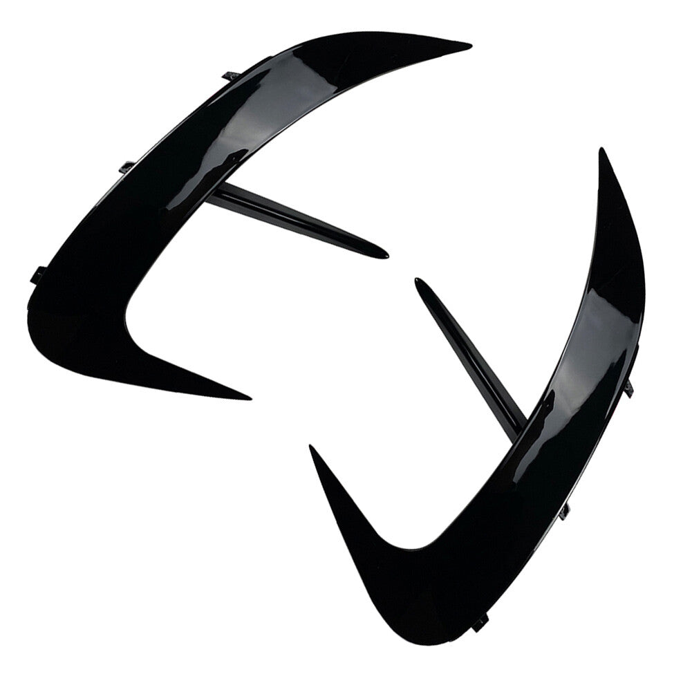 2x Rear Bumper Splitter Spoiler Canard Air Vent Fit for Mercedes-Benz C-Class W206