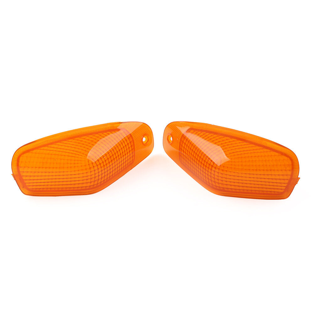 for KAWASAKI ZZR400 93-03 ZZR600 93-08 Amber Front Turn Signal Indicator Lens 2x
