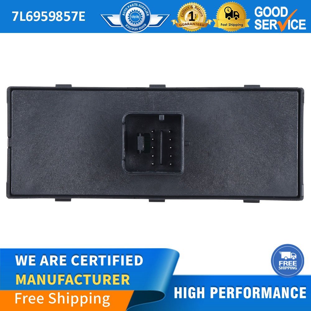 7L6959857E Front Drive Door Master Window Switch Curtrol Button for Volkswagen Touareg
