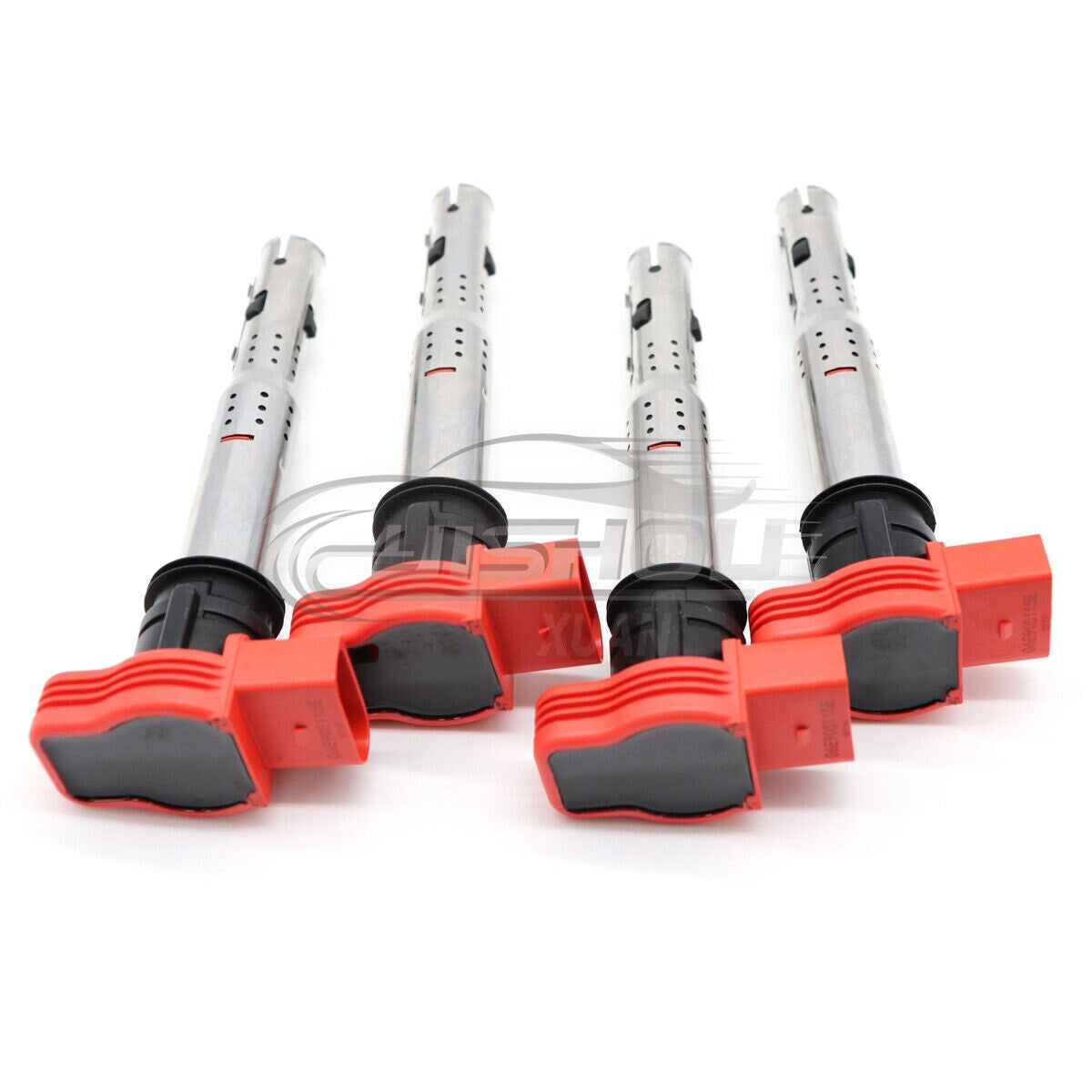 4-piece/set LED coil pack suitable for Volkswagen CC, for Passat 2.0T, for Jetta , for Audi A4, TT, S5, R8, Q5