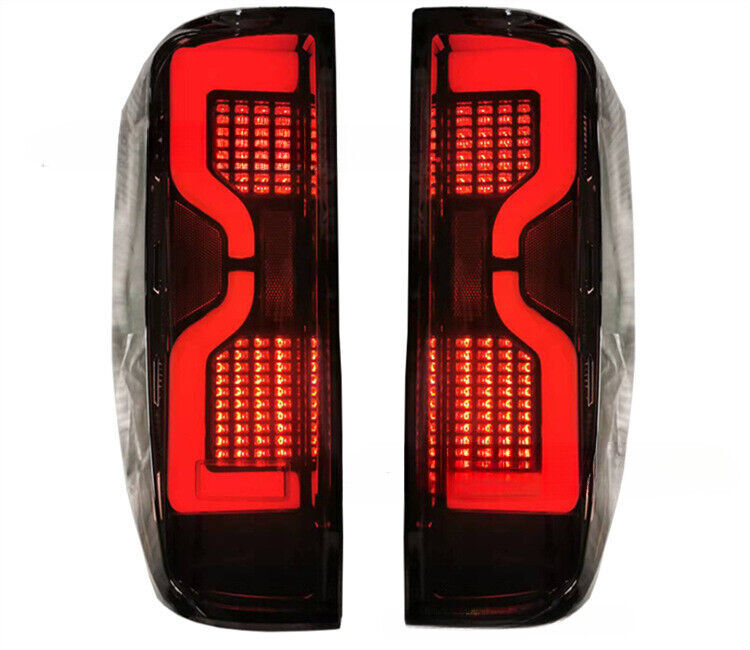 Suitable for Ford Ranger 2012-2021 LED Pair of Rear Brake Lights with Smoked Taillights