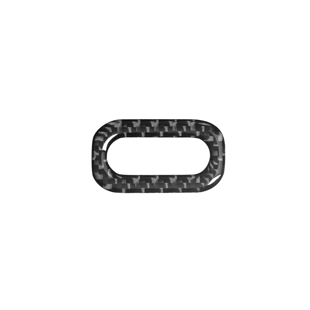 Carbon Fiber Memory Seats Surround Frame Cover Trim for Dodge Durango 2014-2020