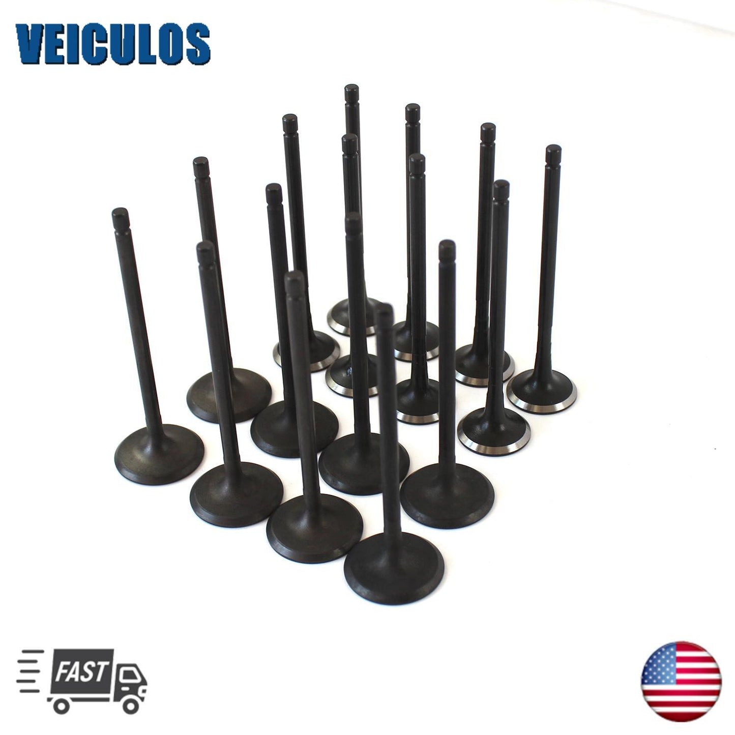 16PCS Engine Intake Valve Exhaust Valve For 2012-2021 for Hyundai for Kia 1.8L / 2.0L