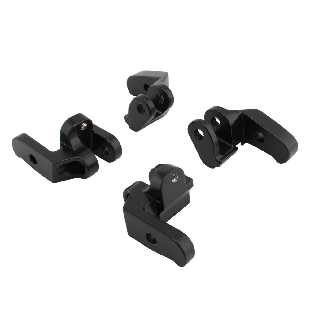 Front Driver Floorboard Relocation Brackets Black for Harley Touring Road Glide