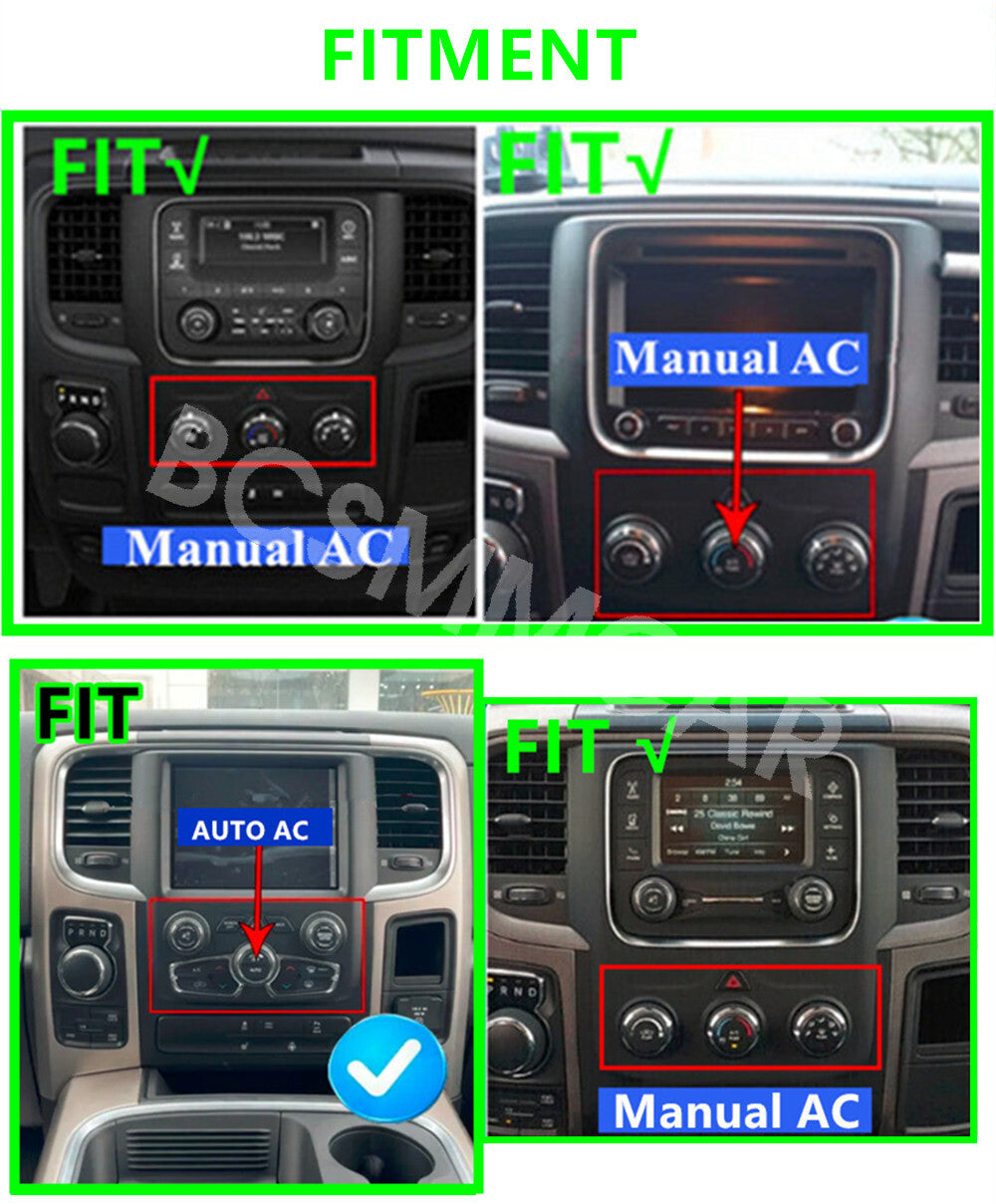 Fit For 2013-2019 for Dodge for Ram 1500 2500 3500 9.7 Android 13 Car Radio Stereo GPS