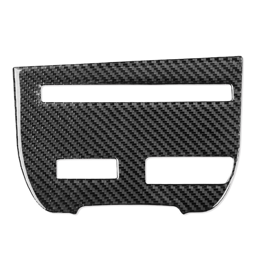 Central Console CD Panel Cover Trim for Nissan GTR R35 2008-2016 Black Auto
