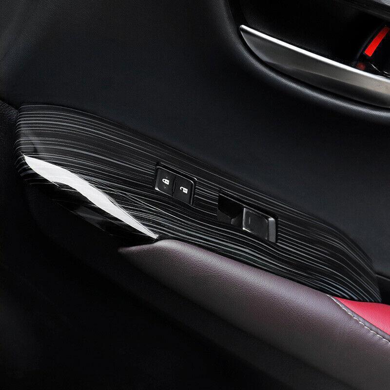 for Lexus NX200t 300 300h 2015-2021 Black Wood Window Lift Panel Switch Cover 4