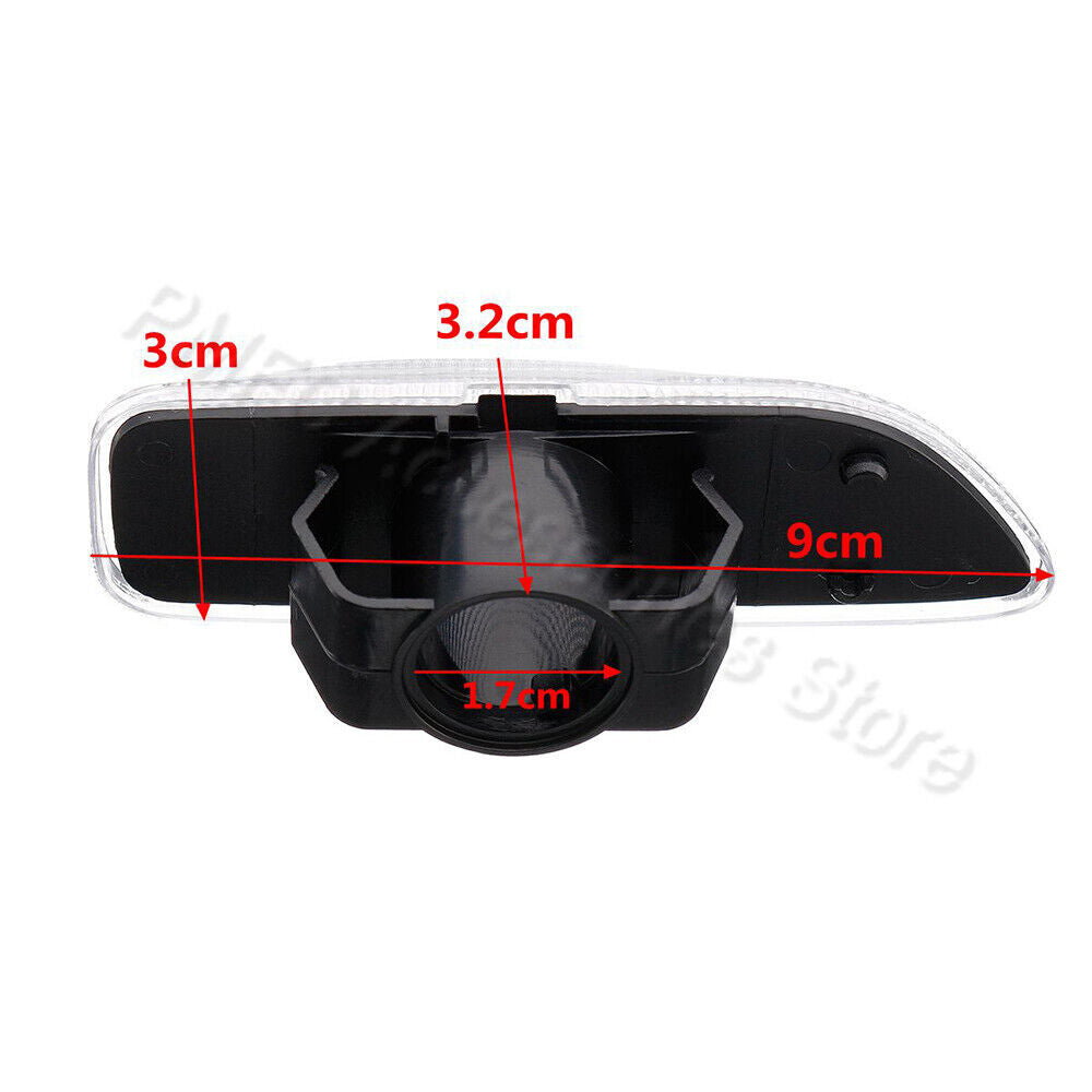 A pair of turn signal marker lights without bulbs suitable for Volvo S60, V70, S80 (2001-2009).