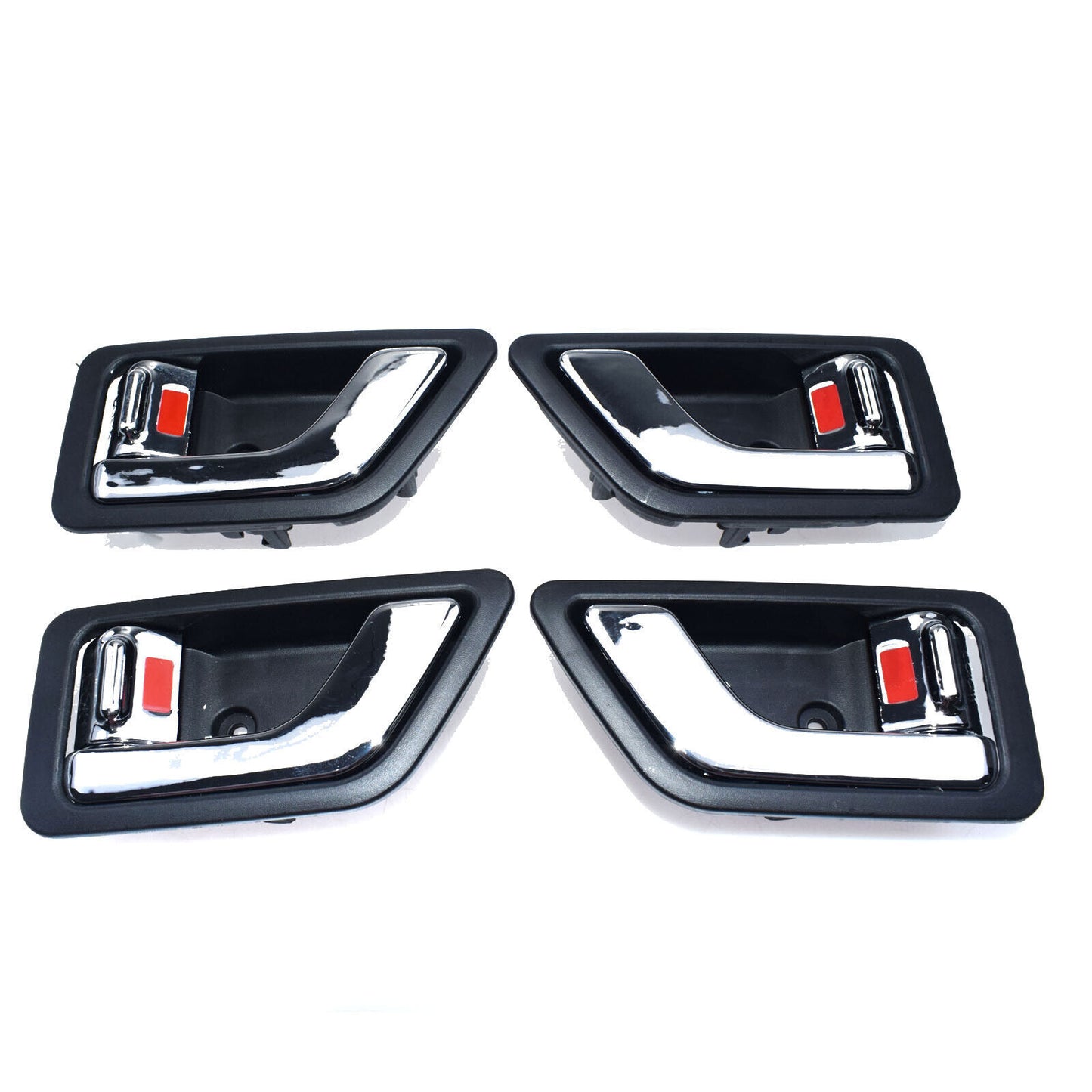 for Hyundai Getz Click 02-11 Left Right 4Pcs Interior Inside Door Handle Chrome