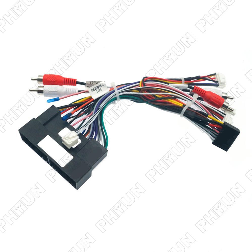 Car Stereo Power Cable Wiring Harness w/ 2 Canbus Boxes for Hyundai IX35 2010-15