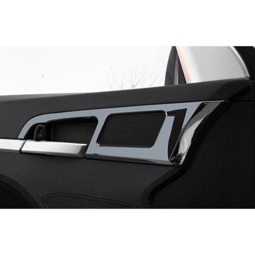 for Hyundai for Elantra 2017-20 Black Steel Inner Door Handle Bowl Frame Cover Trims