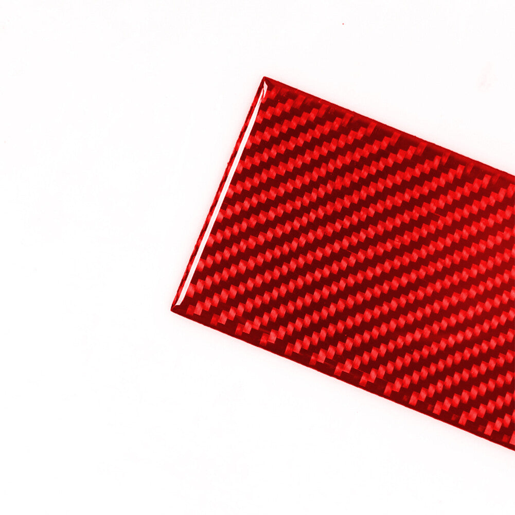Red Carbon Fiber GPS Navigation Display Cover Trim for Toyota Supra A90 2019-22