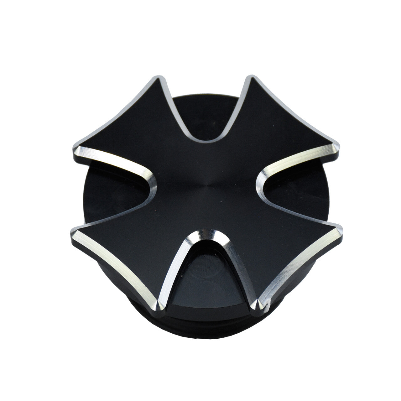 CNC Cross Vented Gas Cap Fuel Tank Right Thread Fit for Harley Road King Softail