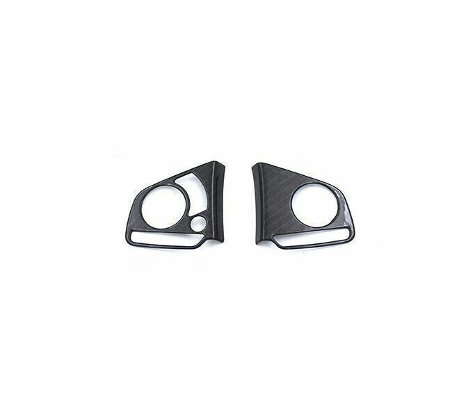 Steering Wheel Button Frame Trim 2 for Honda for Civic 10th 2016-2021 Carbon Fiber