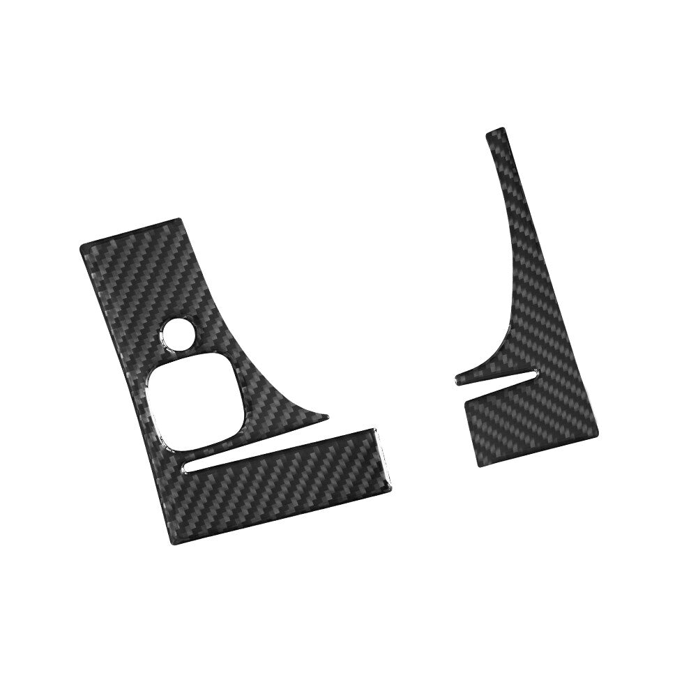 2Pcs Carbon Fiber Speedometer Frame Cover Trim for Ford Ranger 2019-2022