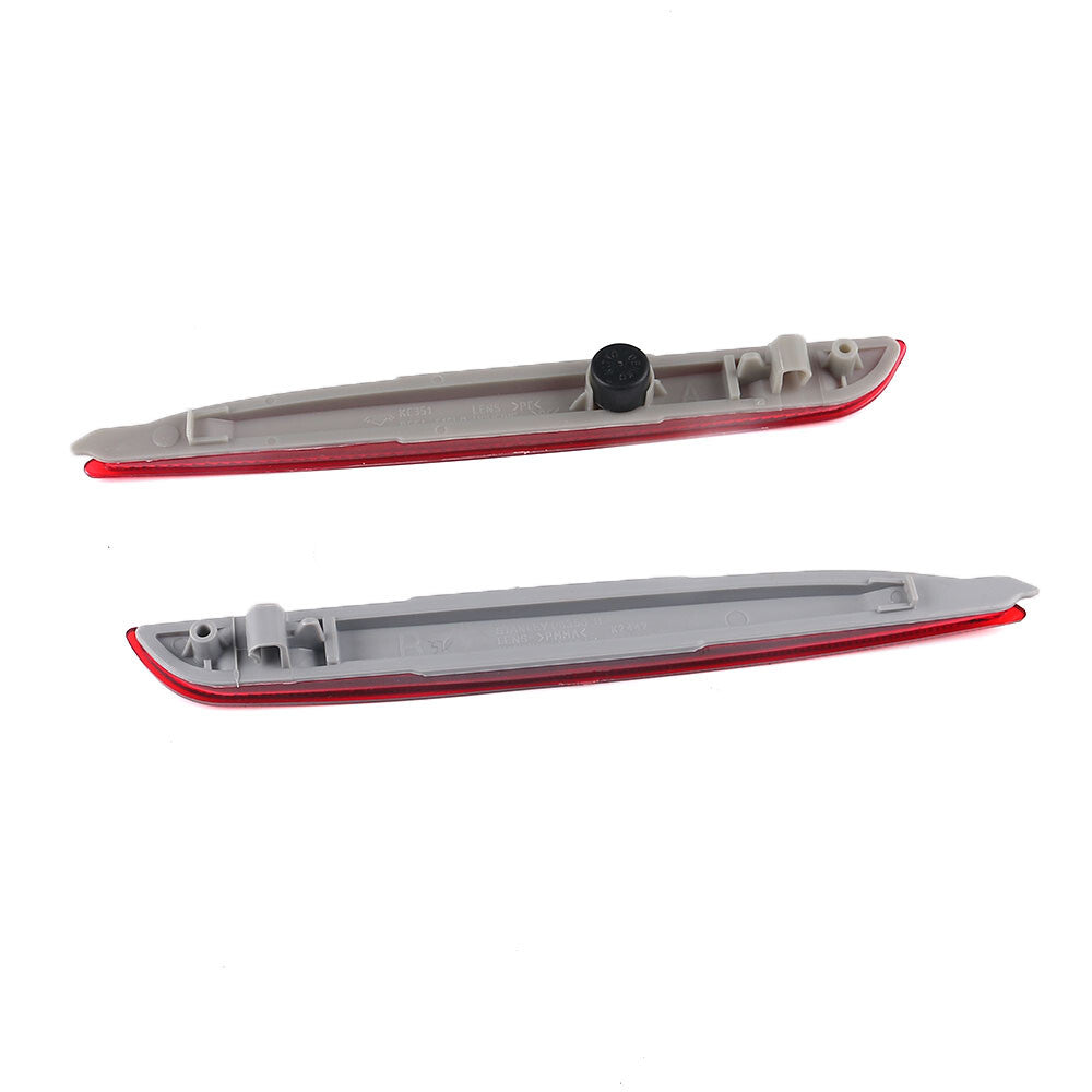 Passenger Driver Side Rear Bumper Reflectors Red Fits for Mazda 3 2008-2012 NEW