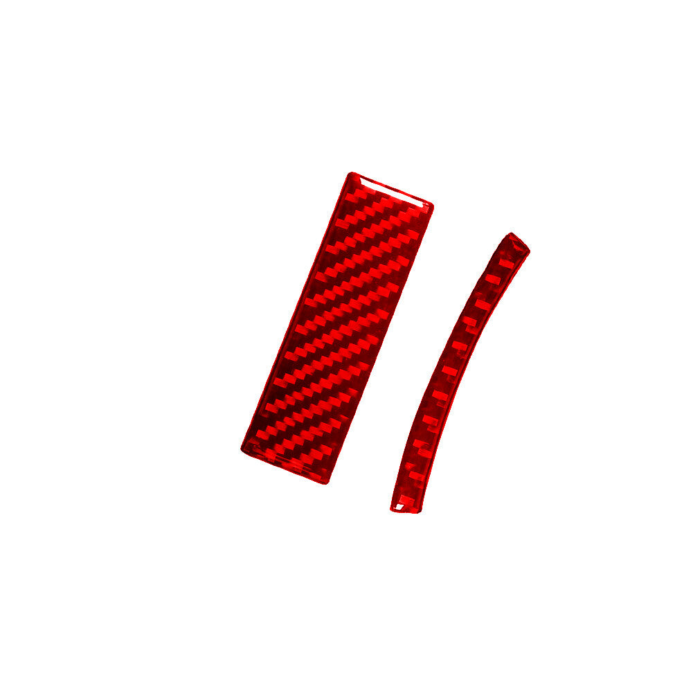 Red Carbon Fiber Left Of Speedometer Trim For Silverado/tahoe/ for sierra 2007-2014