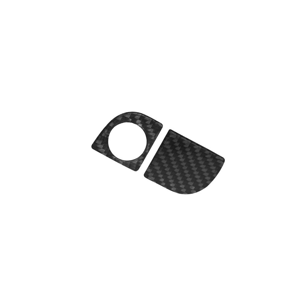 2X Carbon Fiber for Co -pilot Glove Box Switch Cover Trim for KIA Cadenza 2014-2016