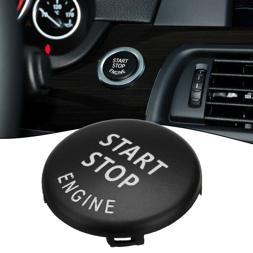 Button switch protective cover, black, suitable for X1 E84 X3 E83 switch covers.
