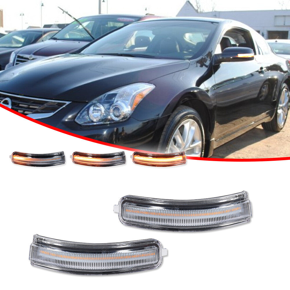 Transparent LED sequential flashing indicator lights for Nissan Altima (07-13)