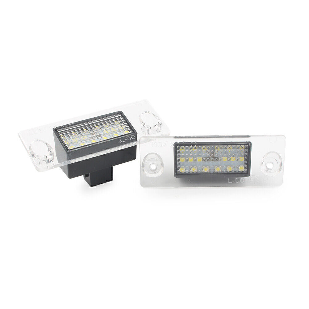 2x 12V LED License Number Plate Lights White For Fit for Audi for A4 B5 95-01