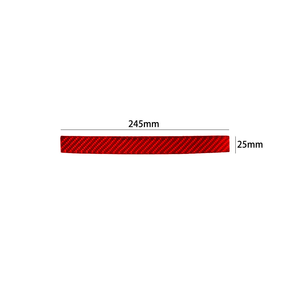 Red Carbon Fiber Center Air Vent Strip for Land Rover Discovery Sport 2015-2019