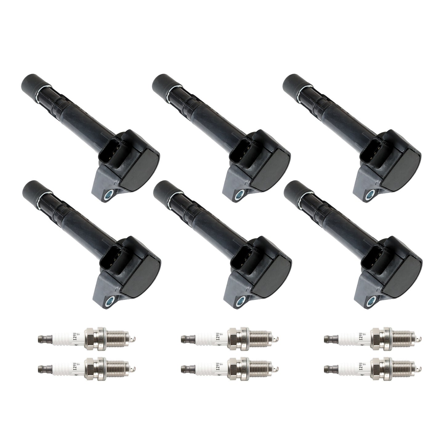 6 Ignition Coil 6 Platinum Spark Plug for Honda for Acura for Saturn 3.2L 3.5L
