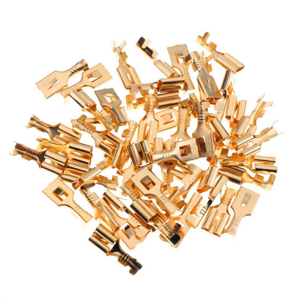 10PCS 5 Pin Relay Sockets Connector Holder With 50pcs 6.3mm Terminals 30A-80A